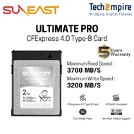 SUNEAST CF EXPRESS 4.0 Type B Ultimate Pro Card Silver Series VPG400 MAX R3700 MB/s W3200 MB/s 512GB
