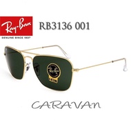RayBan Original Caravan RB3136 001 Sunglasses Driving 3KD7