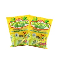 Mello Banana Split Choco-Filled Mallows with Banana Flavored Chocolate Coating Pack of 2