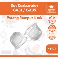 MESIN Carburetor Dot GX 31 GX 35 Rubber Carburetor 4-stroke Lawn Mower GX31 GX35 SR737