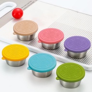 40ml Ressing Containers To Go For Condiments, Salad Dressing, Dips, Snacks, Stainless Steel Dipping 