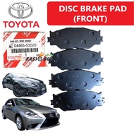 (100% ORIGINAL) TOYOTA FRONT DISC BRAKE PAD IS250 IS350 BRAKE PAD FRONT 04465-53020