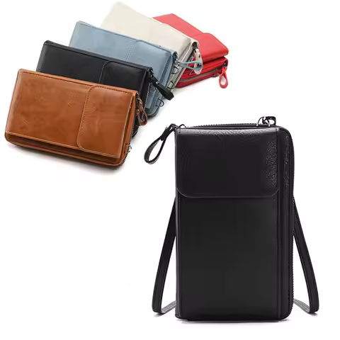Crossbody Lanyard Phone Leather Pouch For vivo X300 FE X200 Ultra X100S X90 X80 x70 X60 X100 Pro Plu