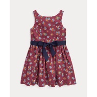 Floral Cotton Sateen Dress by Ralph Lauren (no belt) 2y 4y 10y 14y