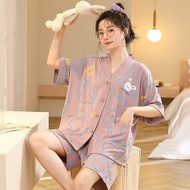 New style little Straw for women summer short-sl New style Small pajamas women summer short-Sleeved 
