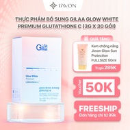 Glutathione C Gilaa skin whitening lozenges help whiten and prevent skin aging (3g x 30 packs) white
