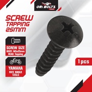 97707-50025 Yamaha Original 135LC V2 V3 V4 V5 V6 V7 (4006) Special Screw Ikat Meter panjang 25mm