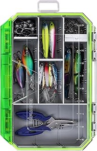 Ghosthor Fishing Tackle Box, Waterproof 3600 and 3700 Tackle Trays, Plastic Tackle Box Organizer wit