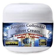 Angels Silver Colloidal Silver Cream Body Skin 2-oz