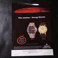 iklan jadul Jam tangan Seiko copotan majalah