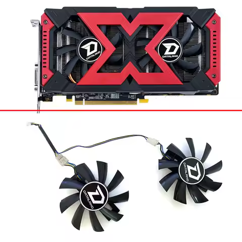 Cooling Fan 85MM 4PIN GA92B2U RX480 RX580 GPU FAN For Dataland RX580 570 RX 560 PowerColor Radeon Re