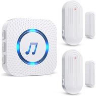 Daytech Door Chime SanJie Wireless Door Sensor Chime Door Entry Alarm Chime for Business/Home/Kids 5