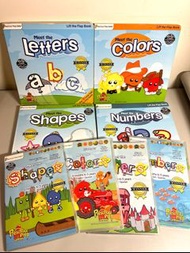 幼兒學習英語入門書~Preschool Prep Company翻翻書+4片DVD