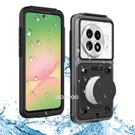 Diving Swim 15 Meter Deep Waterproof Case For OnePlus 13 13R 12 12R Ace 5 Pro Ultra Nord 4 CE4 with 