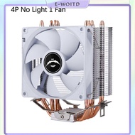 KLL พัดลมระบายความร้อนซีพียูท่อความร้อน4ท่อระบายความร้อนเหมาะสำหรับติดตั้ง LGA2011 2066 X79 E5 X99 E