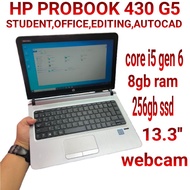 LAPTOP MAMPU MILIK HP PROBOOK 430 G5,CORE I5 LIKE NEW