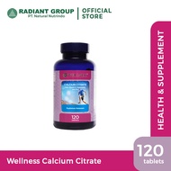 Wellness Calcium Citrate - 120 Tablets