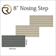 8”/200mm Step Nosing Homogeneous Tiles Ceramic Nosing Step Staircase Anti Slip Step Nosing Rockandde