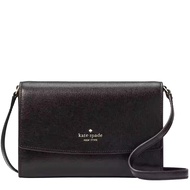 Kate Spade Perry Leather Crossbody Bag in Black KG029