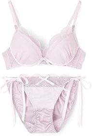 Northern F65 Women's Inner Set, Sheer Dot Tulle, Bra & Shorts Set, Pink, Pink, 30DDDD