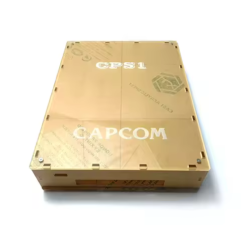 CPS1 CPS2 Konami PCB Clear Acrílico Arcade Board Cover Street Fighter II / Ultimate Fight / Forgotte