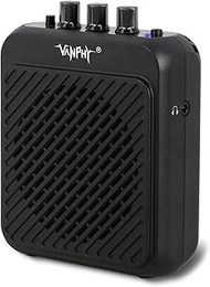 VANPHY Mini Electric Guitar Amplifier 3W Rechargeable Bluetooth Guitar Amp with Clean Overdrive Chan