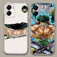 J-17 One Piece Zoro Soft Case for OPPO A36 A57S A76 A57 A77 Realme 9i A77S
