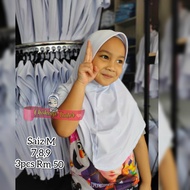 [READYSTOK] 3/5 Helai Tudung Sekolah Kanak -Kanak by Chahaye Tailor School/Baju/Uniform/Tadika