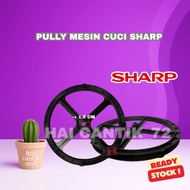 MESIN PULLY SHARP WASHING MACHINE PULLEY/ 6–7 KG SHARP 2-TUBE WASHING MACHINE PULLEY/ 6 KG CAPACITY