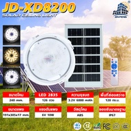 JD ไฟเพดานโซล่าร์เซลล์ ปรับได้3สี JD-XD 1000w 650w 300w 200w 100w JD Solar lights โคมไฟโซล่าเซลล์ ไ