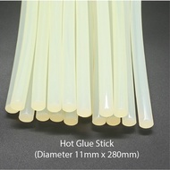 <STOCK CLEARANCE> Hot Glue Stick/ Hot Gun Glue Stick/ Hot Gun Stick - Diameter 11mm x 280mm