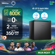 Tủ lạnh mini 45 Lít Hisense HR05DB làm lạnh nhanh tiết kiệm điện vận hành êm ái ít tiếng ồn bảo hành