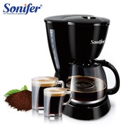 เครื่องชงกาแฟ1.5L แบบหยดไฟฟ้า800W เครื่องทำกาแฟในบ้าน15ถ้วยชากาแฟหม้อเครื่องชงกาแฟนมสำหรับเป็นของขวัญ220V Sonifer