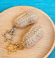 迷你花生-鉤織吊飾