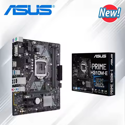 New Asus PRIME H310M-E R2.0 Motherboard Intel H310 LGA 1151 Core i7/i5/i3 32GB DDR4 1151 Original De
