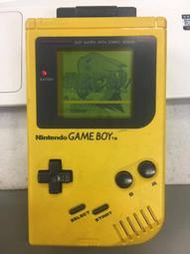 日本攜回 自有收藏 日本規格 原廠初代 game boy gameboy 遊戲主機 黃色