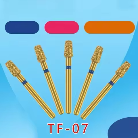 10pcs Dental Preparation Burs Fg Burs for Porcelain Alloy Inlay TF-07 TF-07F EX-08 BR-14 F0-24EF TF-