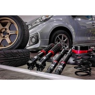 Perodua Myvi Gen2 ICON Lagi Best Sirion -  BC RACING V1 series fully adjustable absorber coilover