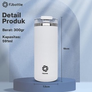 FJbottle - 591ml Coffee Tumbler Stainless Steel Drinking Bottle Vacuum Insulated SUS 304 HFS