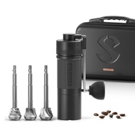STARESSO D9+ Flavor Matrix (3 Burrs), Professional Manual Coffee Grinder|SOL OUTIN Coffee Bean|Best 