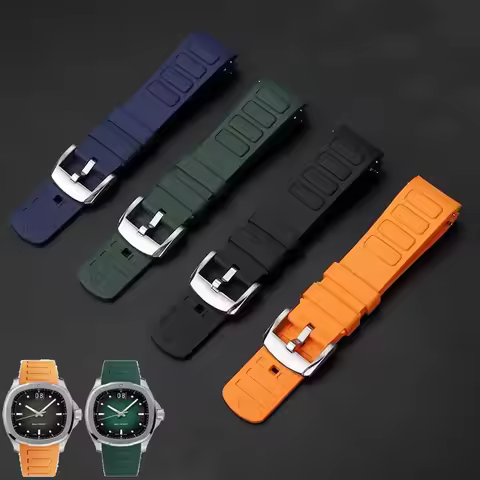 Original Curved Men Rubber Watch Strap For Mido New Multifort TV M049.526 Sport WatchBand Quick rele