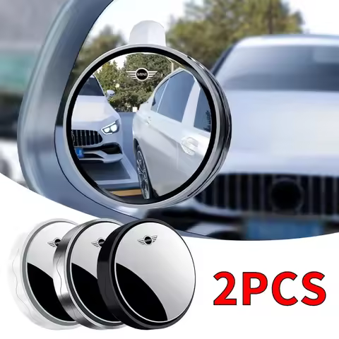 2Pcs 360 Degree Adjustable Blind Spot Mirror For MINI Cooper One R50 R52 R54 R53 R56 Countryman R60 