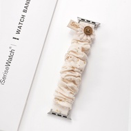 สายนาฬิกา Iwatch11 ลายดอกไม้ ลายดอกเดซี่ สายรัดข้อมือ Apple Watch สัมผัสหรูหรา สร้างสรรค์ ไม่รองรับร