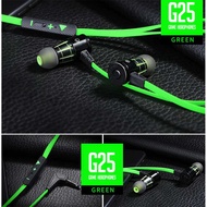 【Ready Stock】Plextone G25 New Tuner Bullet Gaming Earphone Super Bass Noise Cancellation Gaming Earp