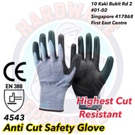 Hardware Specialist Anti Cut Safety Glove Cut Resistant EN388 4543