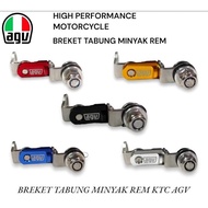 AGV UNIVERSAL CNC Front Brake Fluid Tank Bracket Mount