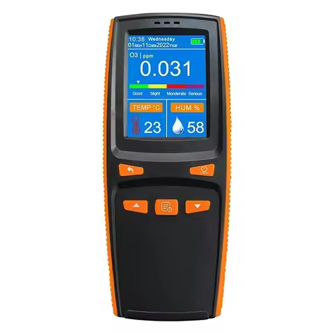 Ozone Analyzer O3 Ozone Gas Detector Intelligent Sensor Ozone Meter Air Quality Gas Monitor Temperat