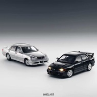 WHELART 1/64 Mitsubishi Evo III Crown 11th Gen Alloy Diecast Car Model Toy Birthday Gift
