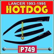 Rain Guard for Lancer Hotdog 1993 - 1996 ( Window Door Visor Itlog 1994 1995 )