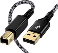 HP Printer Cable,10 FT High Speed 2.0 USB B to USB A Cable for HP DeskJet 2755e/2752/2722/2721/2540/